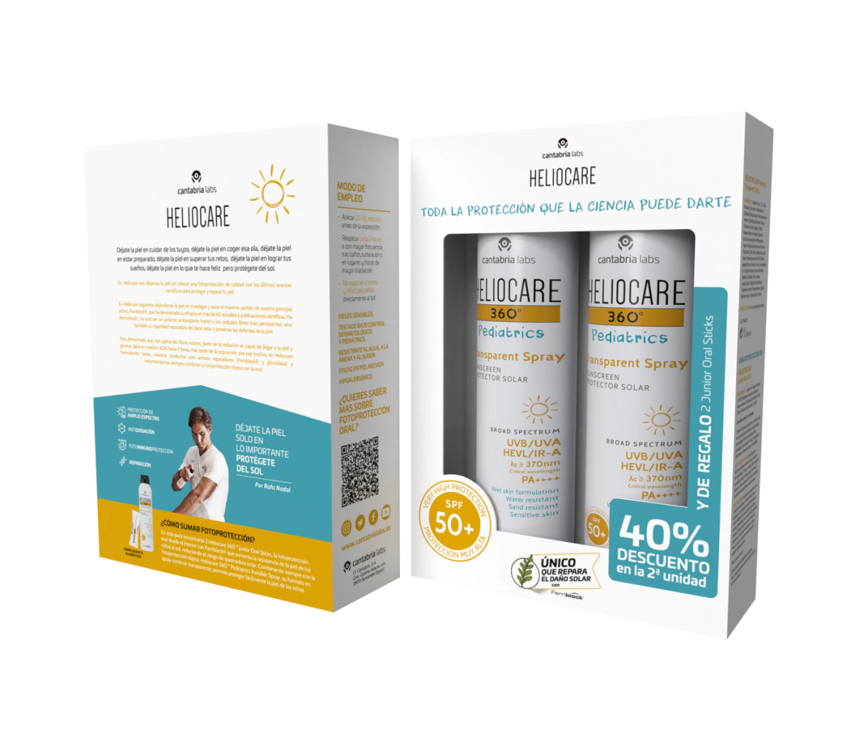 12103 Pack Heliocare 360 Spray Pediatrics6